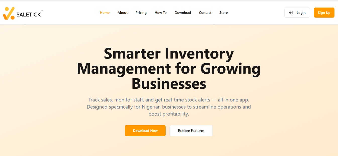 Inventory management app for businesses