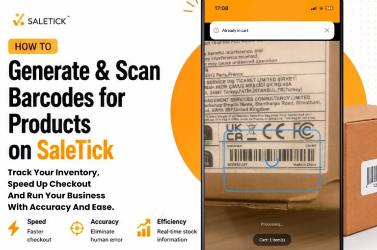 How to Generate and Scan Barcodes for Products on SaleTick