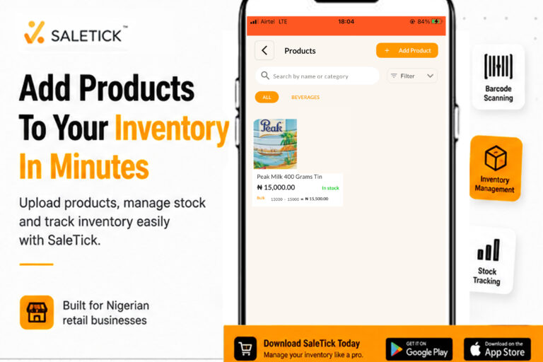 How to Add Products to Your Inventory on SaleTick