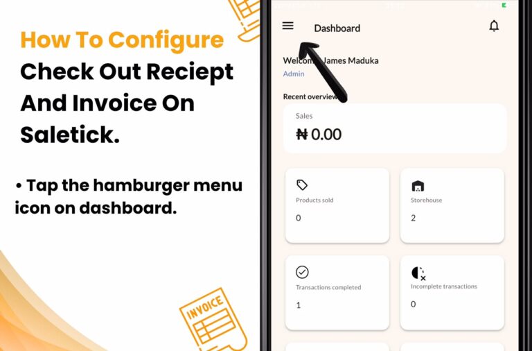 How to Configure Checkout Receipts and Invoices on SaleTick