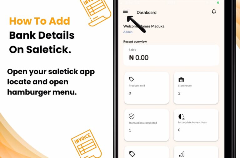 How to Add Your Bank Details for Automated Invoicing on SaleTick