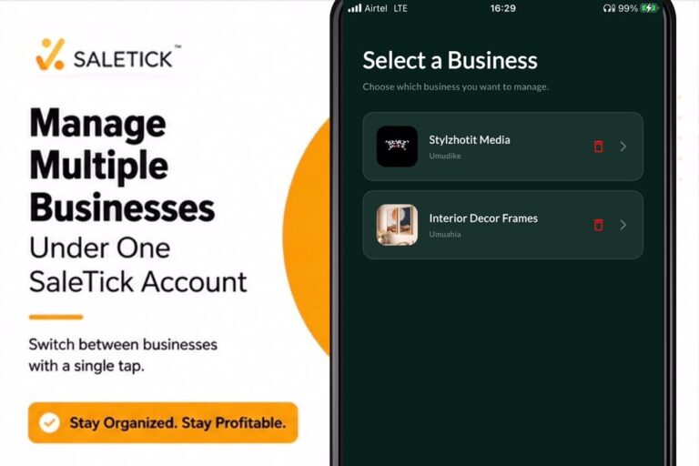 How to Create Multiple Businesses Under One SaleTick Account