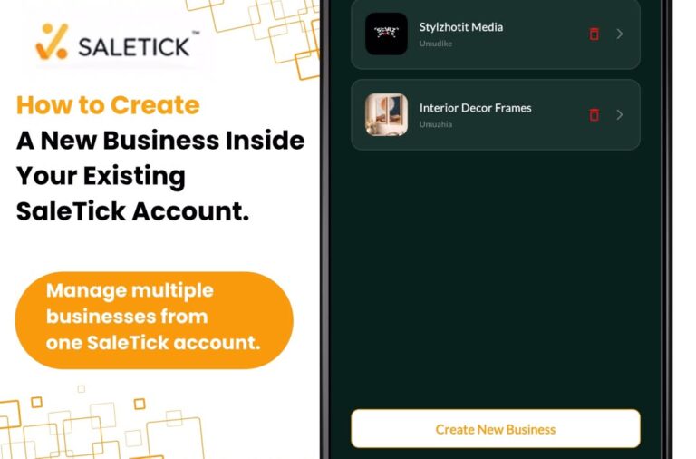 How to Create a New Business Inside Your Existing SaleTick Account